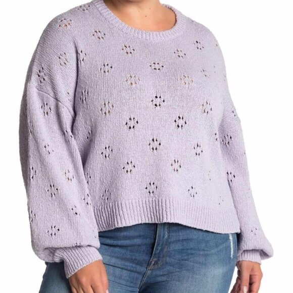 Madewell Pointelle Knit Pullover Sweater 2X NWT - Picture 1 of 9
